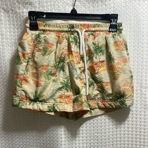 Forever 21 Floral Print Swim Shorts